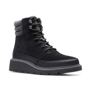 Clarks Ivery Jet Low Boots - Size 8
